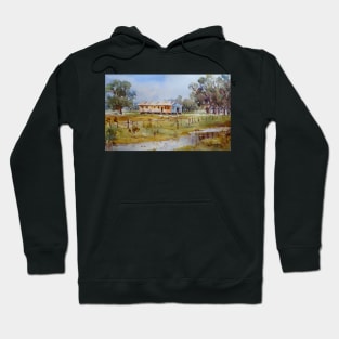 Old Shed on Banks of Lake Cowal, NSW Hoodie